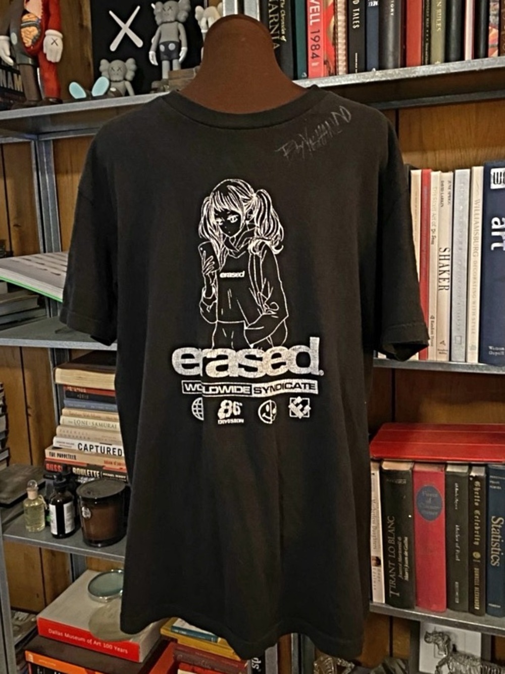 ERASED PROJECT T shirt Worldwide Syndicate One of a kind FOR FRIENDS only SIGNED